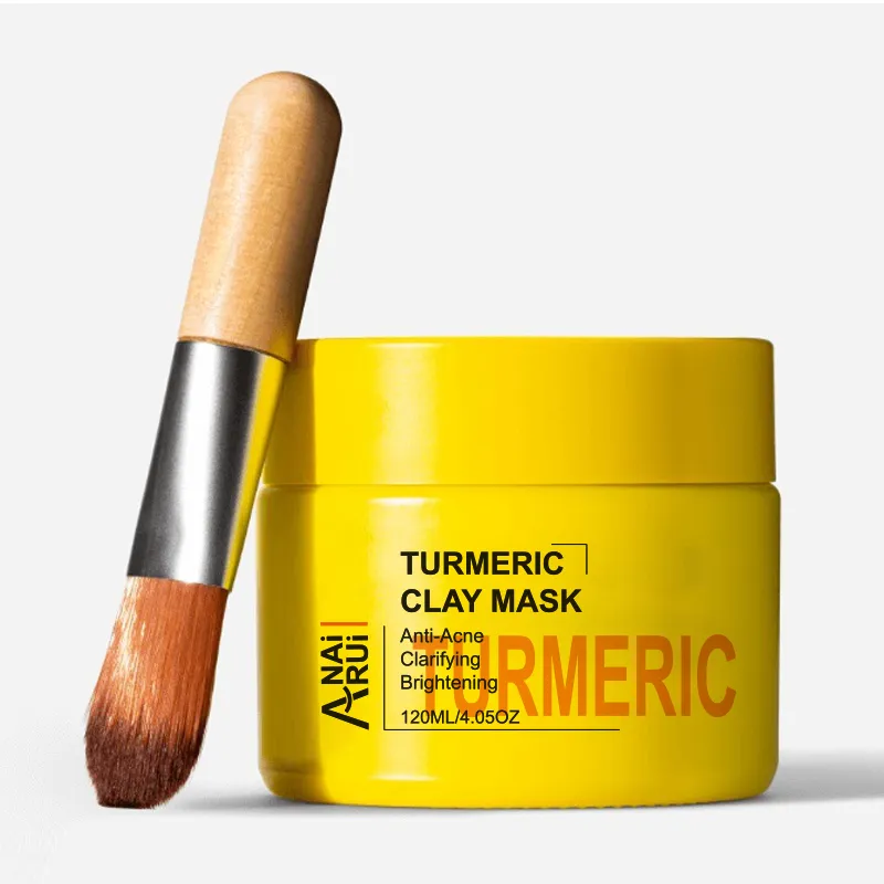 Private Label Vitamin C Clay Mask With Turmeric + Aloe Vera Mud Mask