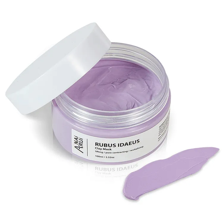 Private label Rubus Fruticosus Purple Clay Mask