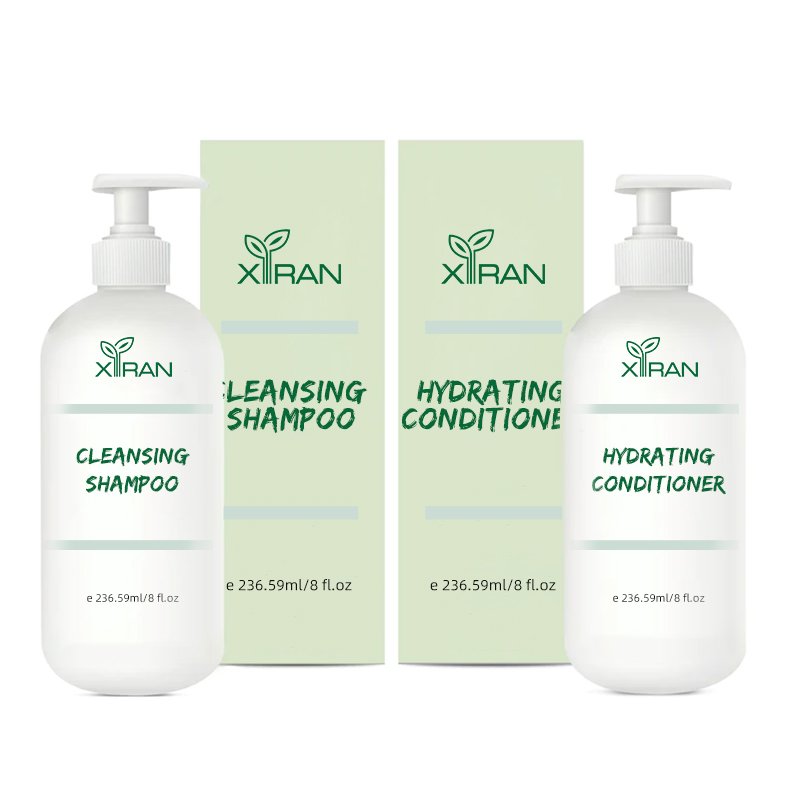 Private Label Curly Hair Care Organic Shampoo And Conditioner Set Moisturizing Avocado Rosemary Shampoo and Conditioner