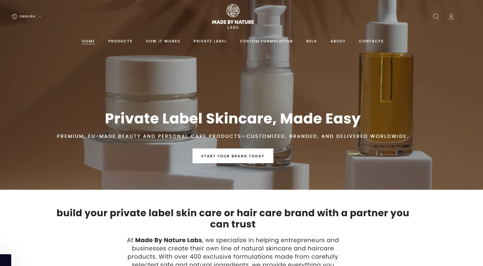 Skincare cream jar surrounded by lavender flowers.